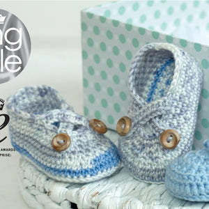 SALE: Crochet Pattern: Baby Shoes for Babies 0-12 Months