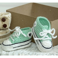 Load image into Gallery viewer, SALE: Crochet Pattern: Baby Shoes for Babies 0-12 Months
