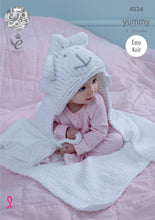 Load image into Gallery viewer, Knitting Pattern: Baby Cocoon and Baby Blanket for Newborn to 18 Months
