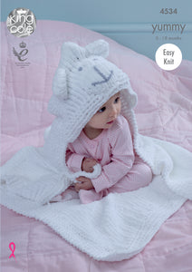 Knitting Pattern: Baby Cocoon and Baby Blanket for Newborn to 18 Months
