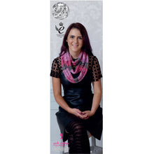 Load image into Gallery viewer, Knitting Pattern: Scarf, Hat, Gloves and Neck Warmer in Sparkle Yarn
