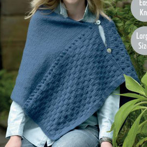 Knitting Pattern: Ladies Cape Coat with Larger Sizes in DK Yarn