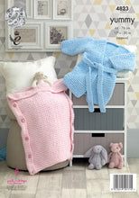 Load image into Gallery viewer, Knitting Pattern: Baby Robe and Baby Sleeping Bag in Sizes Newborn to 24 months
