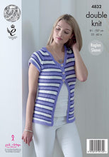 Load image into Gallery viewer, Knitting Pattern: Ladies Cardigans in DK Yarn

