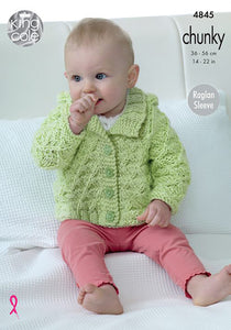 Knitting Pattern: Baby Hoodie, Jacket and Matinee Coat for Newborn to 2 Years