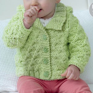 SALE: Knitting Pattern: Baby Hoodie, Jacket and Matinee Coat for Newborn to 2 Years