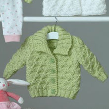 Load image into Gallery viewer, Knitting Pattern: Baby Hoodie, Jacket and Matinee Coat for Newborn to 2 Years
