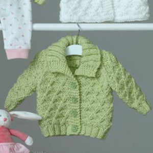 SALE: Knitting Pattern: Baby Hoodie, Jacket and Matinee Coat for Newborn to 2 Years