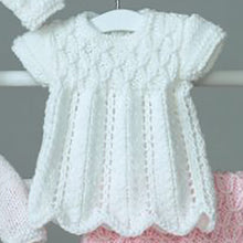 Load image into Gallery viewer, Knitting Pattern: Baby Matinee Coat, Angel Top, Cardigan and Blanket for 0-24 Months
