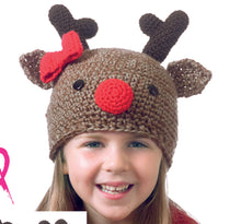 Load image into Gallery viewer, Crochet Pattern: Christmas Novelty Hats for Kids 2-12 Years
