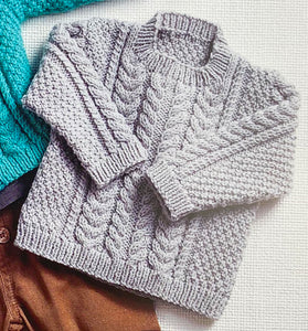 SALE: Knitting Pattern: Cardigans and Sweater for 0 to 7 Years