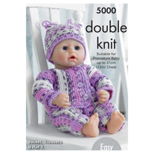 Load image into Gallery viewer, Knitting Pattern: Doll and Preemie Baby Clothes in DK Yarn
