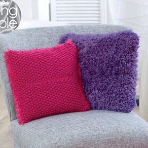 Knitting Pattern: Fluffy Cushions, Rugs and Blankets