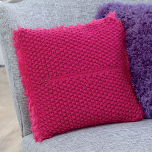 Knitting Pattern: Fluffy Cushions, Rugs and Blankets