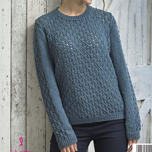 Knitting Pattern: Ladies Cardigan and Sweater in Merino DK Yarn