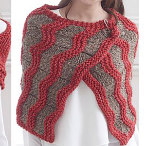 Knitting Pattern: Ladies Blanket, Wraps and Shawl in Super Chunky Yarn