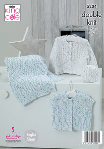 Knitting Pattern: Summer Baby Cardigans, Hat and Blanket for Newborn to 2 Years