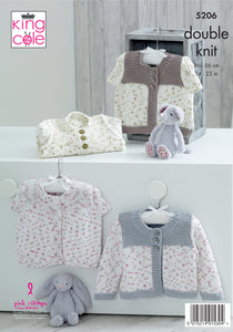 Pattern + Yarn: Baby Cardigan in Cottonsoft DK Yarn