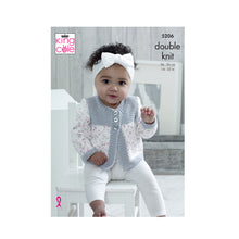 Load image into Gallery viewer, Pattern + Yarn: Baby Cardigan in Cottonsoft DK Yarn
