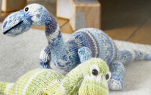 Knitting Pattern: Dinosaurs in DK Yarn