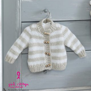 Knitting Pattern: Baby Cardigans and Baby Waistcoats for 0-2 Years