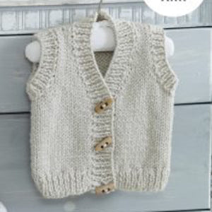 Knitting Pattern: Baby Cardigans and Baby Waistcoats for 0-2 Years