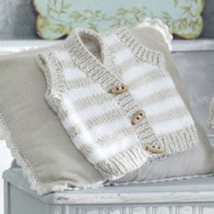 Knitting Pattern: Baby Cardigans and Baby Waistcoats for 0-2 Years