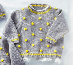 Knitting Pattern: Baby Cardigan, Sweater and Hat for 0-2 Years