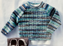 Load image into Gallery viewer, Knitting Pattern: Baby Sweater for 0-2 Years
