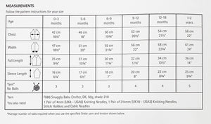 Knitting Pattern: Baby Sweater for 0-2 Years