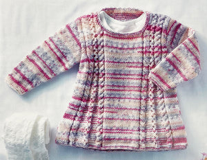 Knitting Pattern: Baby Tunic for 0-2 Years