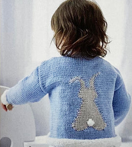 Knitting Pattern: Baby Bunny Sweater for 0-2 Years