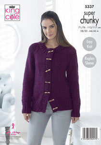 Knitting Pattern: Super Chunky Sweater and Cardigan