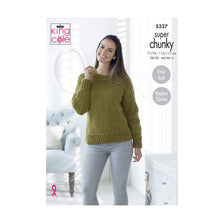 Load image into Gallery viewer, Knitting Pattern: Super Chunky Sweater and Cardigan
