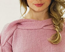 Load image into Gallery viewer, Knitting Pattern: Sweater with Cable Detail in Merino DK Yarn
