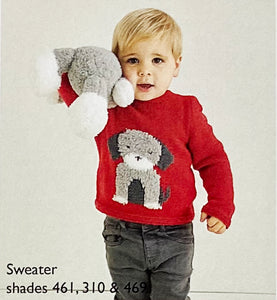 Knitting Pattern: Dog Sweater and Toy for 0-2 Years