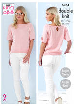 Load image into Gallery viewer, Knitting Pattern: Summer Sweaters for Ladies in Cotton DK Yarn, 32-50in
