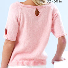 Load image into Gallery viewer, Knitting Pattern: Summer Sweaters for Ladies in Cotton DK Yarn, 32-50in

