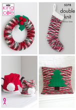 Load image into Gallery viewer, Knitting Pattern: Christmas Decorations in Sparkle Yarn
