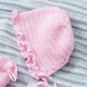 Crochet Pattern: Baby Hats, Bootees, Mitts and Blanket for Preemie to 2 Years