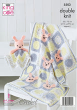 Load image into Gallery viewer, Crochet Pattern: Baby Blanket and Comforter Toy in DK Yarn

