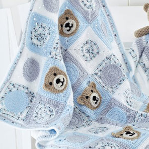 Crochet Pattern: Baby Blanket and Comforter Toy in DK Yarn