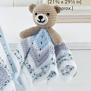 Crochet Pattern: Baby Blanket and Comforter Toy in DK Yarn