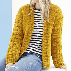 Knitting Pattern: Ladies Cardigans and Hats in Super Chunky Yarn
