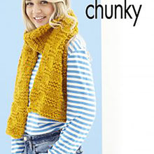 Load image into Gallery viewer, Knitting Pattern: Scarves in Super Chunky Yarn
