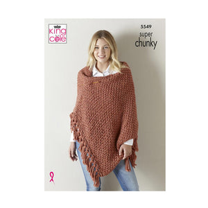 Knitting Pattern: Ladies Wrap, Hat and Scarf in Super Chunky Yarn