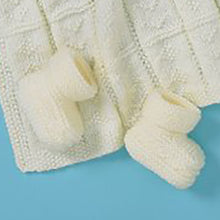 Load image into Gallery viewer, Knitting Pattern: Baby Cardigan, Hat, Bootees, Blanket for Preemie to 2 Years
