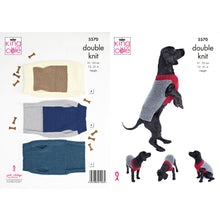Load image into Gallery viewer, Knitting Pattern: Dog Coats in DK Yarn
