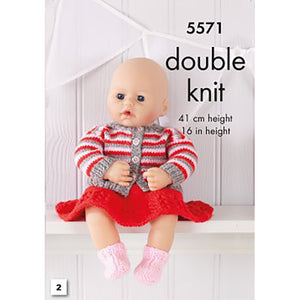 Knitting Pattern: Doll Clothes in DK Yarn