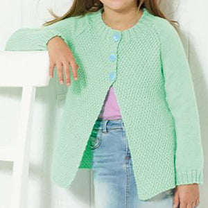 Knitting Pattern: Summer Sweater and Cardigan for 2-11 Years